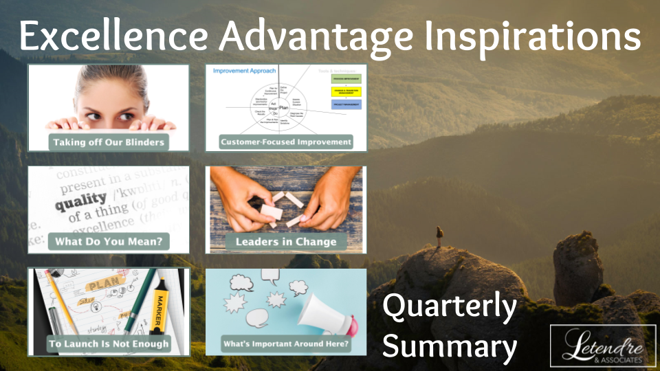 Featured image for “Excellence Advantage Inspirations |                  Quarterly Summary (July – September 2024)”